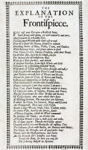 Title Page and Explanation in Poem Form of the 4th Edition of 