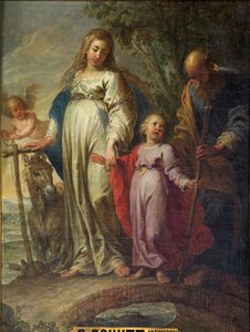 Parish Church. Interior. Epitaph. The Holy Family by Unbekannter Künstler
