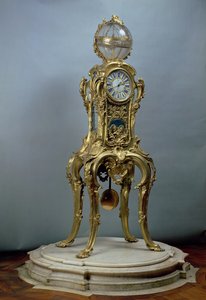 Passament astronomical clock made by Jacques Caffieri for Louis XV of France