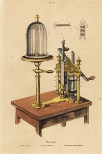 Pneumatic machine and batteries by Unbekannt