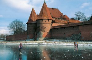 Castle in Malbork, Gothic Fortress Built by Teutonic Order