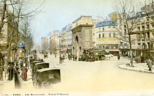 Porte Saint-Martin, Paris, c. 1900
