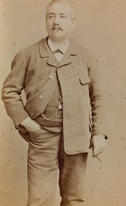 Portrait of Henri Foucart died in Glasgow on 31/12/1841, gym teacher of the Prince Imperial, director of the school Olympe