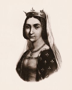 Portrait of Joan of France or Valois (1464-1505) Queen of France by Unbekannter Künstler