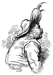 Portrait of Sancho Panza by Unbekannter Künstler