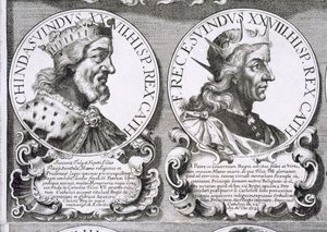 Portraits of Chindasuinth and Recceswinth by Unbekannt