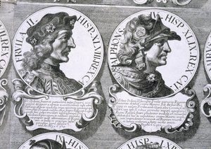 Portraits of Fruela II and Alfonso IV