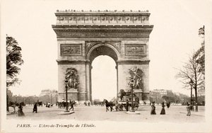 Postcard/Arc de Triomphe de l