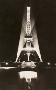 Postcard/Eiffel Tower/Paris/Seine/Ile de France/France by William M. Timlin