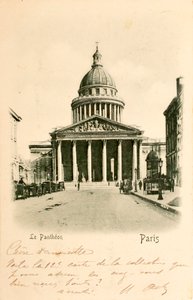 Postcard/Pantheon/Paris/Seine/Ile de France/France