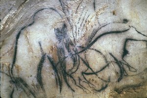 Prehistoric Cave of Pech Merle, Chapel of the Mammoths, 25,000 Years, Cabrerets, Lot, Midi Pyrenees, France by Unbekannt