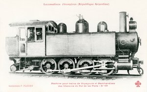 Railway Carriage of Argentina by Unbekannter Künstler