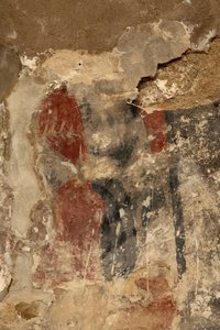 Ribelles. The Church. Interior. The Apse. The Wall Paintings. (Detail) Romanesque. by Unbekannt
