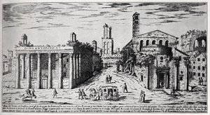 Roman Forum 16th century by Unbekannter Künstler