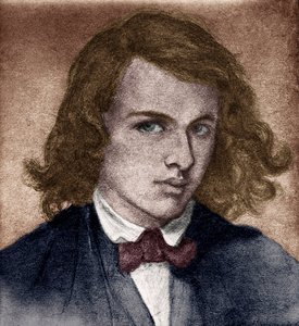 Dante Gabriel Rossetti - English poet, painter and translator 1828-1882. Self-portrait when young by Unbekannter Künstler