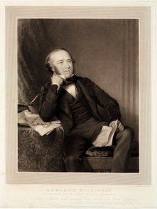 Rowland Hill, originator of the penny post by Unbekannt