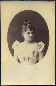Studio Portrait of a Young Girl, Mademoiselle Derigny, Saint Petersburg by Unbekannter Künstler