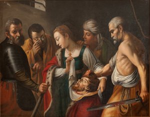 Salomon holding the head of Saint John the Baptist. G. Seghers, early 17th century by Unbekannter Künstler