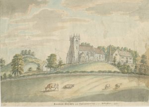 Sandon Church and Parsonage by Unbekannt