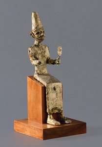 Seated Figurine of Baal, the Canaanite God of War, Megiddo by Unbekannt