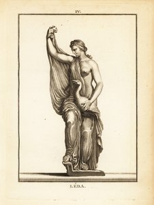 Statue of Leda, Aetolian Princess Later Queen of Sparta, Seduced by Zeus in the Form of a Swan