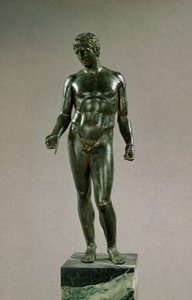 Statue of Mercury, adaptation of the Greek Discophoros of Polyclitus, Roman, 25-50 AD by Unbekannt