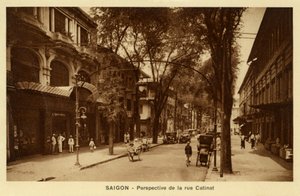 Street View of Saigon by Unbekannter Künstler