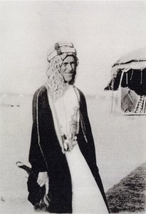 T. E. Lawrence in Arab Dress by Unbekannt