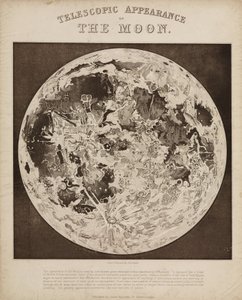 Telescopic Appearance of the Moon, c. 1851