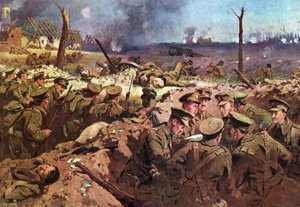 The 4th Suffolks at Neuve Chapelle