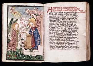 The Annunciation, illustration from a 