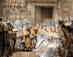 Wolfgang Amadeus Mozart at the Age of 14 Replaying Gregorio Allegri
