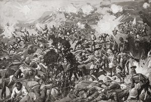 The Battle of Spion Kop, Tugela River, Natal, South Africa, 23-24 January 1900 during the second Boer War by Unbekannt