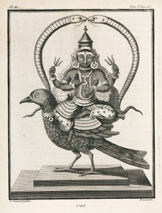 The Hindu god Sani by Unbekannt