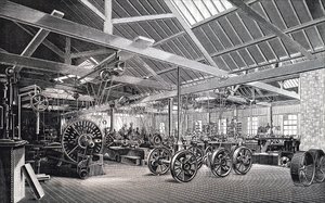 The Machine House of the Atlas Engine Works by Unbekannt