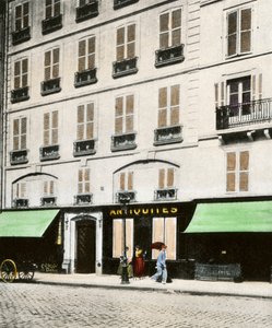 The Parisian building in which John Paul Jones, Scottish naval officer and hero of the American War of Independence, died in 1792 by Unbekannter Künstler