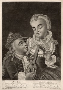 The hearing, Augsburg, c.1760 by Unbekannter Künstler
