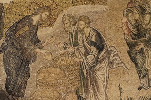 The Multiplication of Loaves, Mosaic