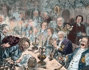 The tobacco club by Unbekannter Künstler