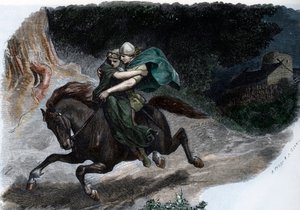 Arminius abducting Thusnelda (from 