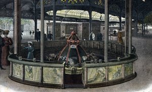 Thermal tourism: the Sainte-Grille source in Vichy, Allier 1905 by Unbekannter Künstler