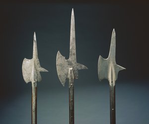 Three Halberds by Unbekannt