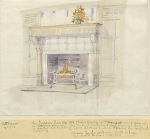 Tittensor - Fireplace from Manor House by Unbekannt