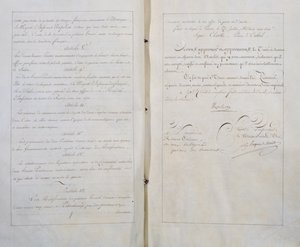 Treaty of Everlasting Peace and Friendship between France and Russia, Signed in Paris on 20th July by Unbekannt