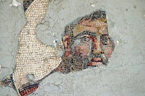 Two Athletes Mosaic, from Samandagi, Turkey