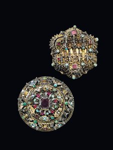 Two breast rosettes, Nagyszeben, c.1675-1700 by Unbekannt