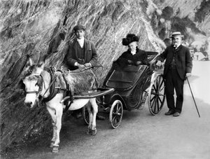 United Kingdom: A Donkey Drawn Invalid Carriage. 1906 by Unbekannt