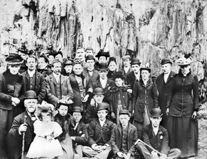United Kingdom: A Group of People on An Outing, c1910 by Unbekannt