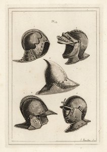 Venetian Helmets from the Armory in Venice by Unbekannt