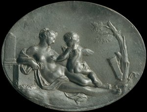 Venus and Cupid by Unbekannter Künstler